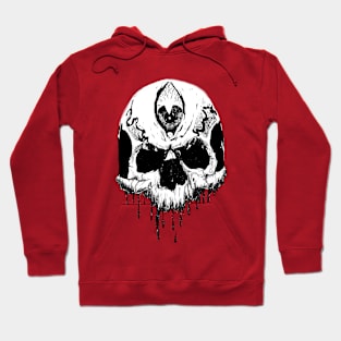 Risto Tattoo Clothing Black Skeleton Hoodie